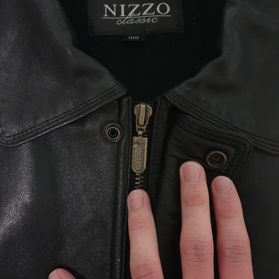 빈티지 양가죽 봄버 자켓 상품이미지4