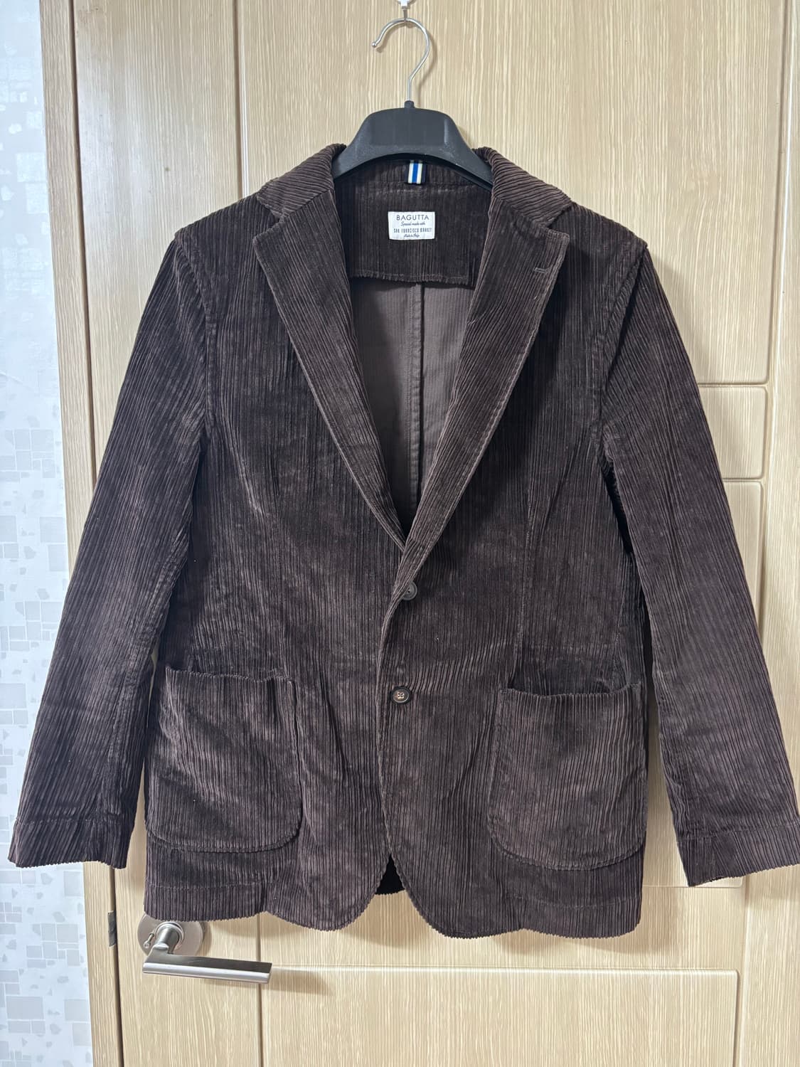 Bagutta 바구타 브라운 코듀로이 자켓 상품이미지1