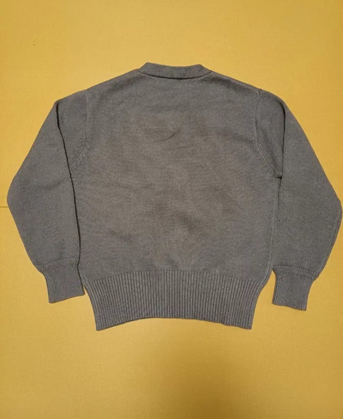 빈티지 브이넥 크롭 스웨터 폴로 rrl 상품이미지3