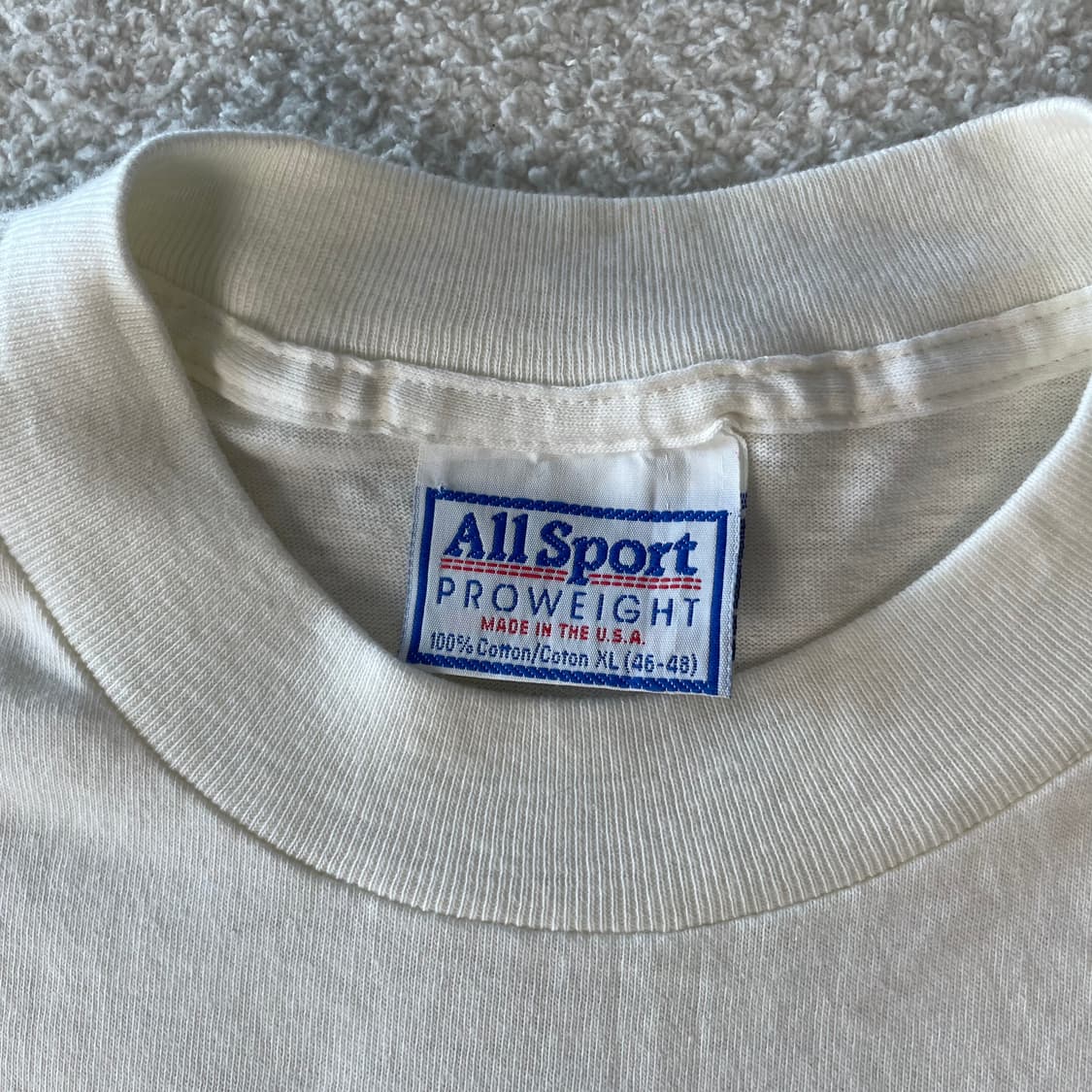 90s All Sport 자유의 여신상 프린팅 반팔 티셔츠 상품이미지4