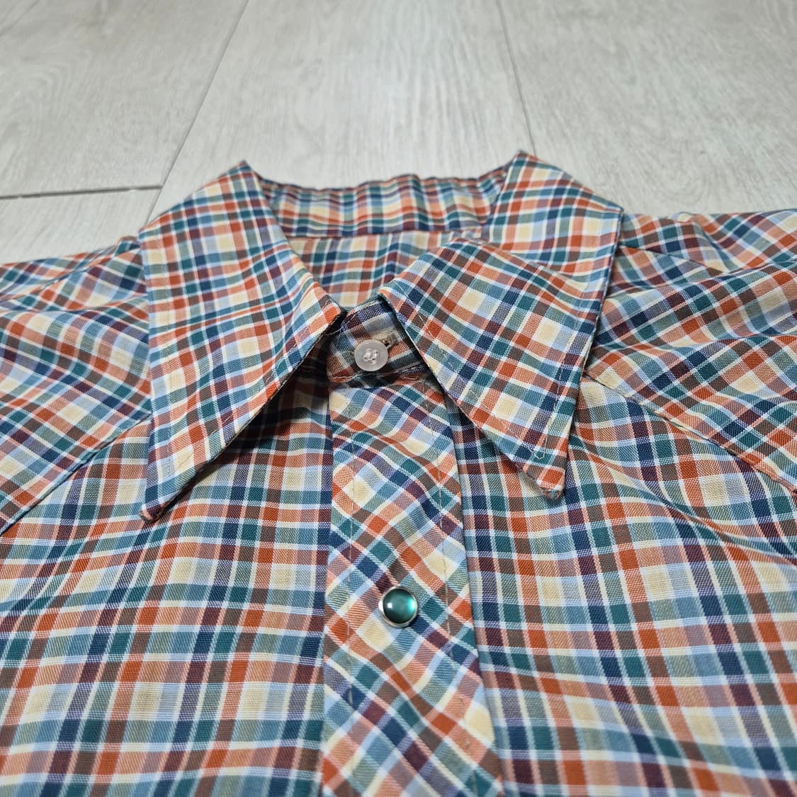 60~70s 아메리칸 웨스턴 셔츠 (XL) 상품이미지2