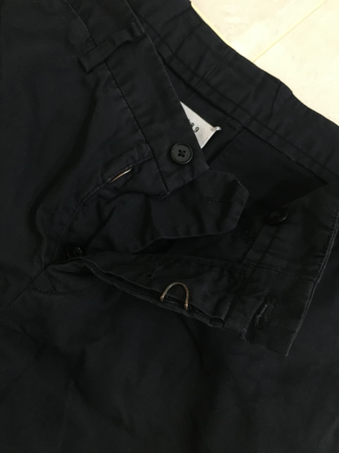 마르지엘라 치노 팬츠 블랙 상품이미지5