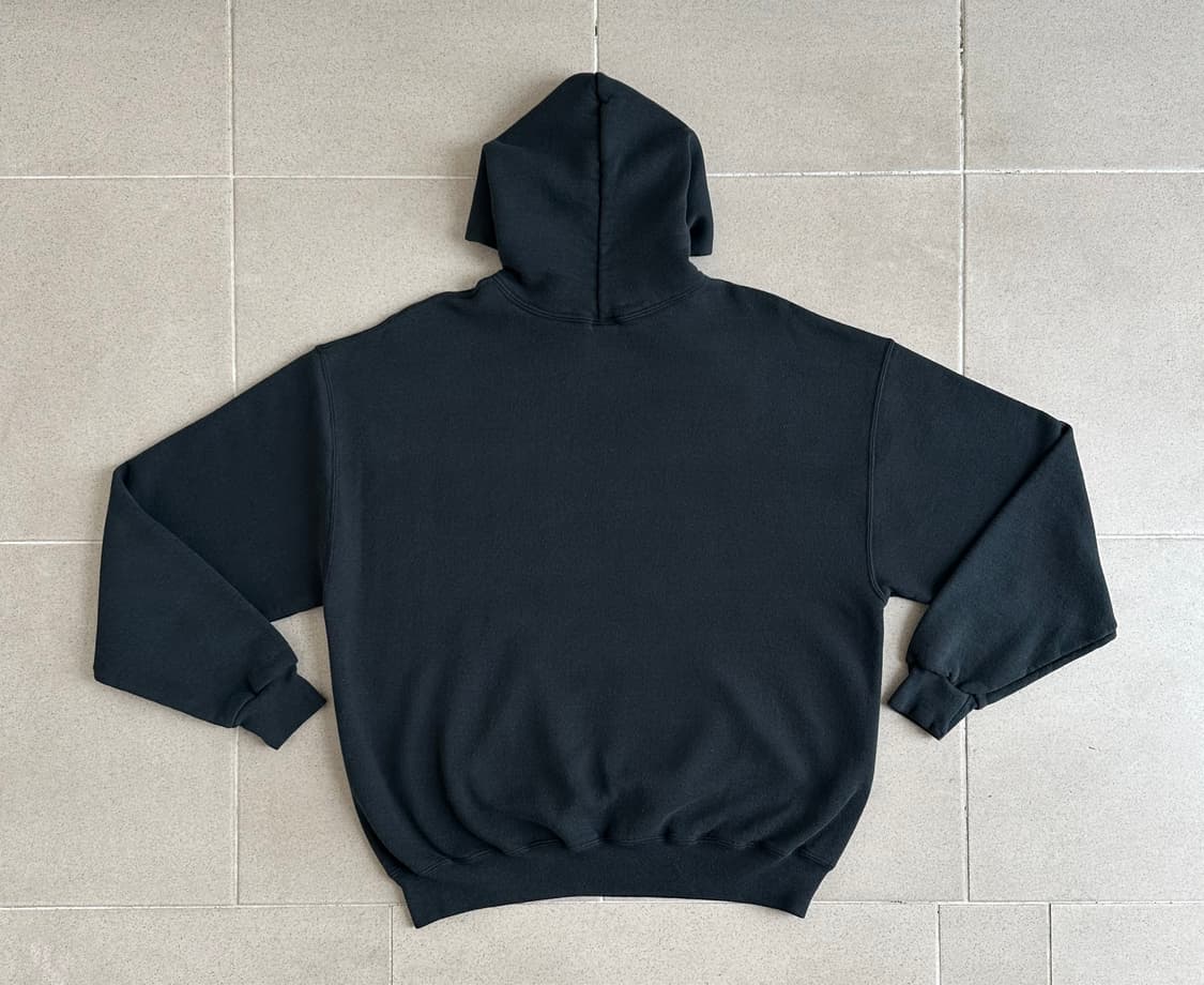 90s 빈티지 러셀 후드 블랙 XL 상품이미지2