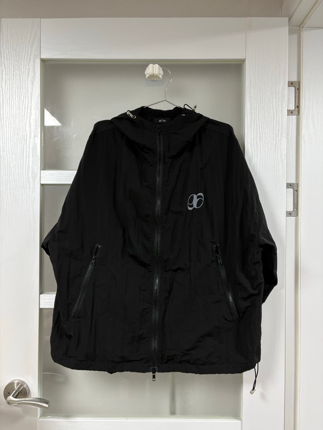[ASON] 애즈온 윈드브레이커 블랙 상품이미지3