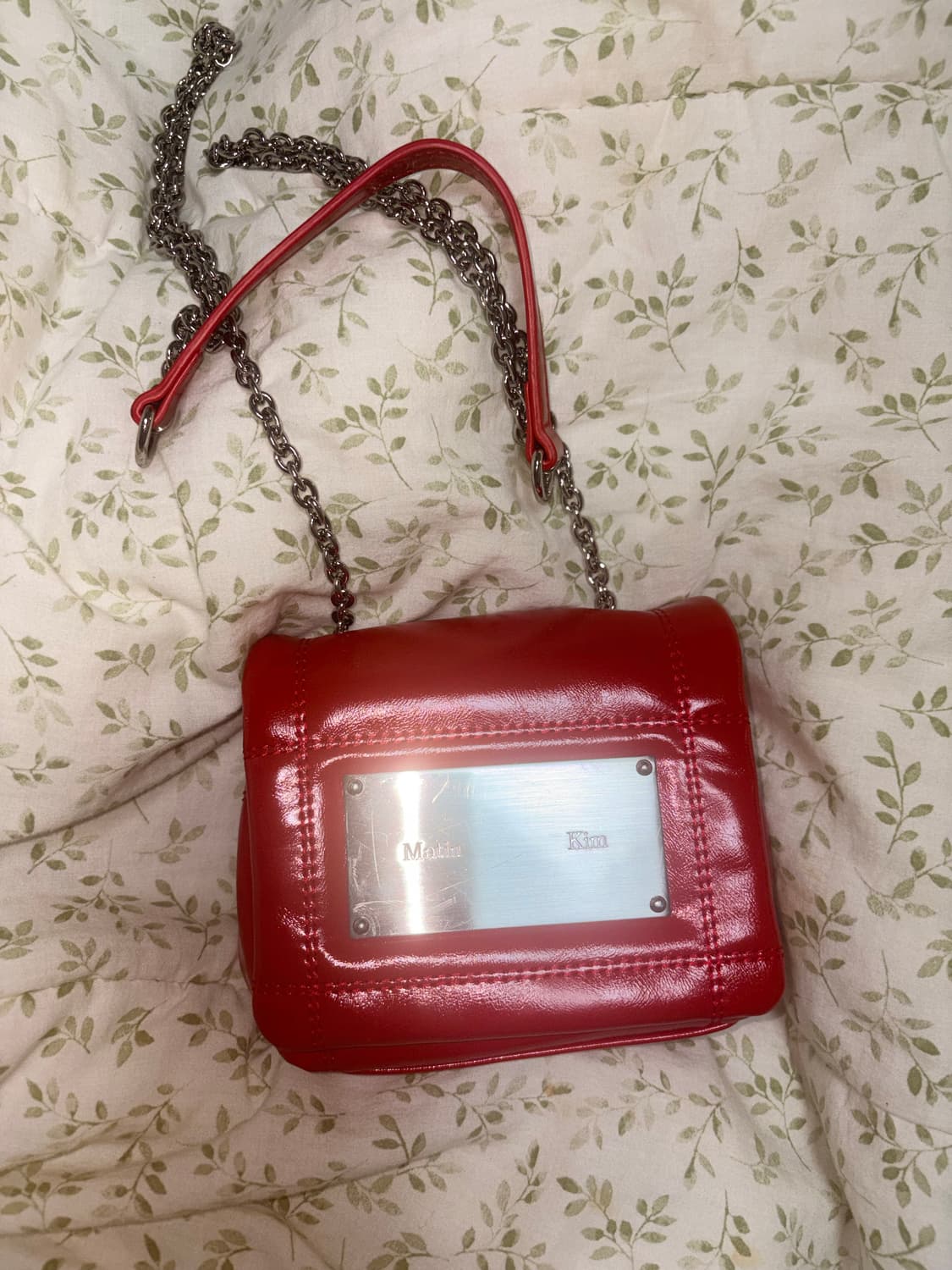 마뗑킴 미니 크로스백 레드 상품이미지2