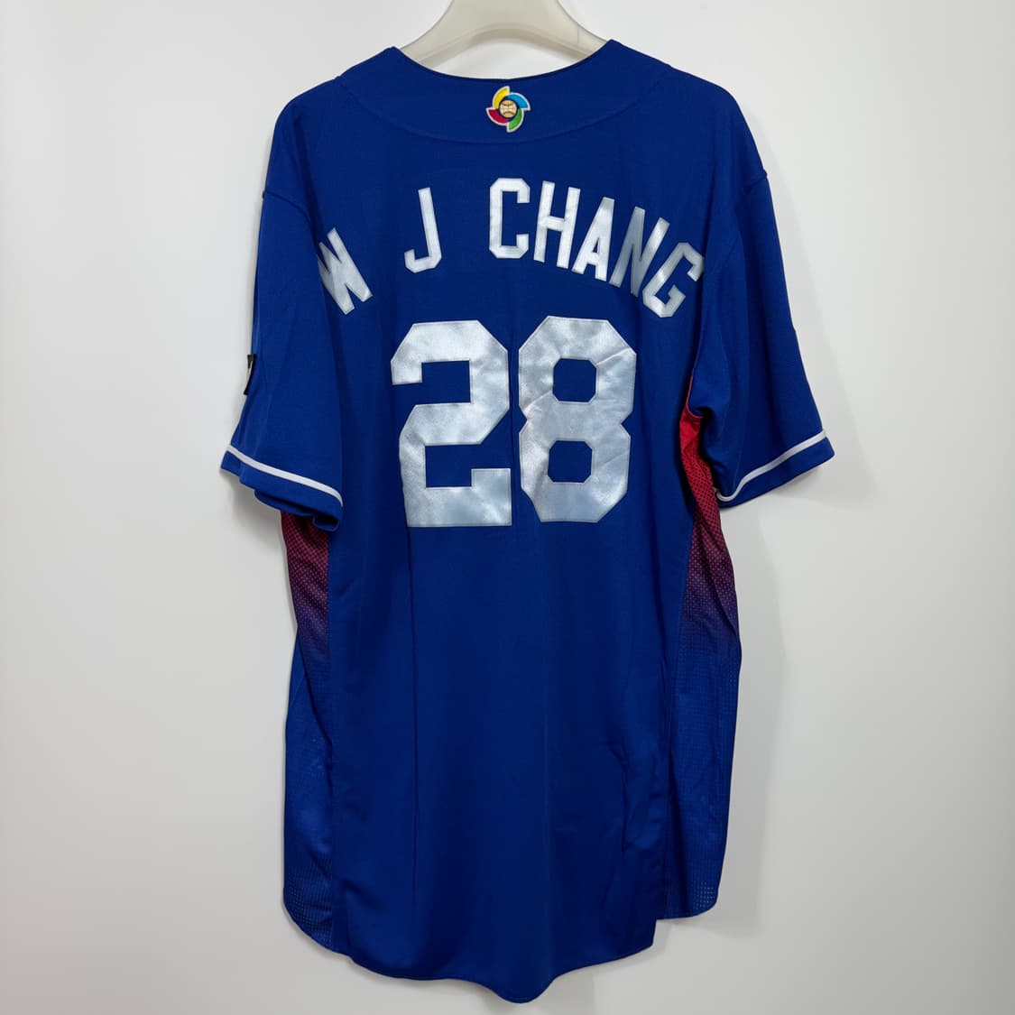 월드베이스볼클래식 WBC 장원준 28 국대 원정 유니폼 상품이미지2