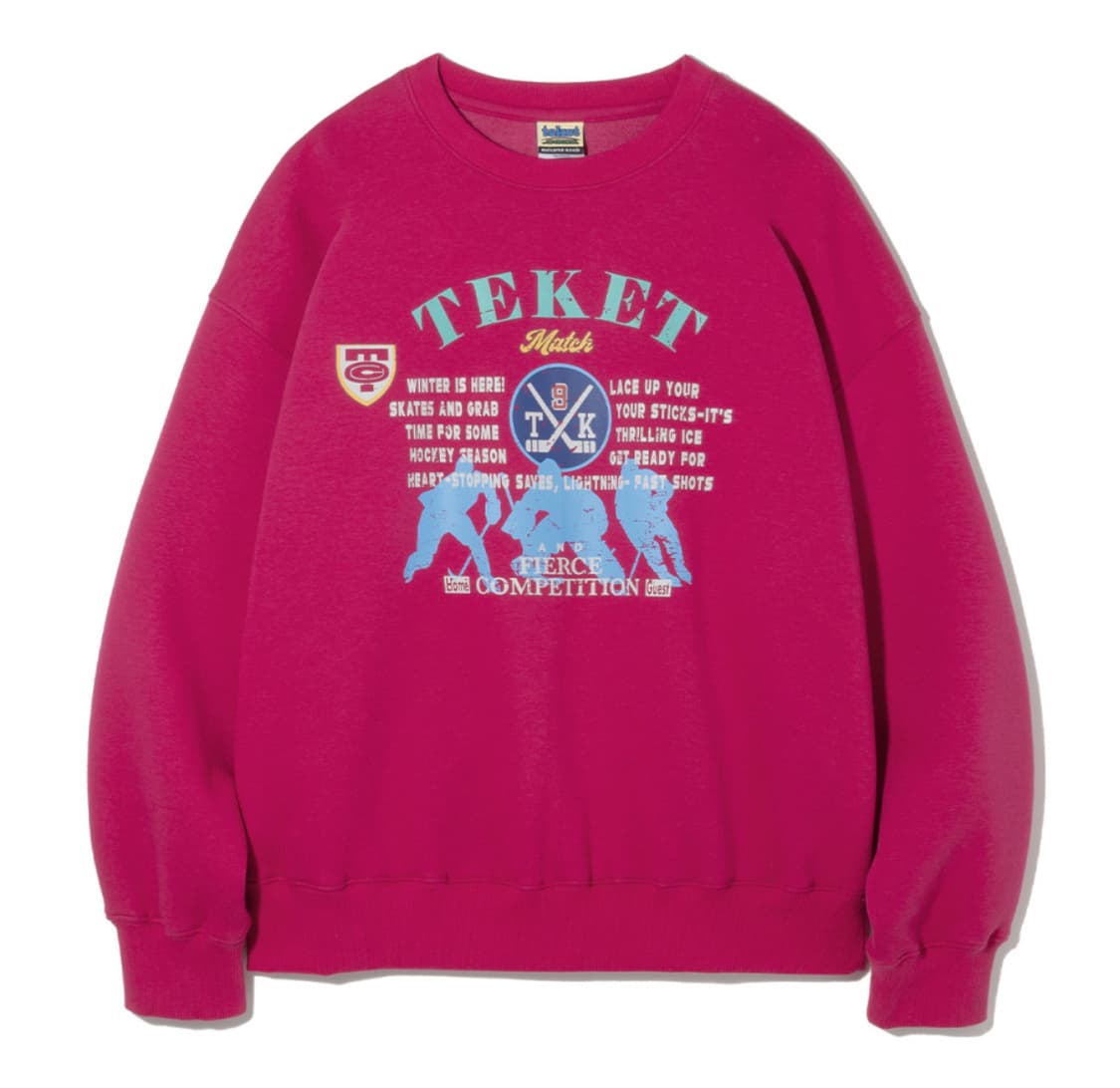 테켓 Cole Sweatshirt Pink 맨투맨 상품이미지1