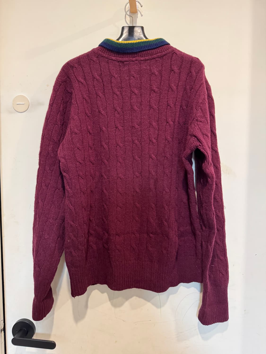 80‘s 빈티지 폴로랄프로렌 울 카라 니트  상품이미지2