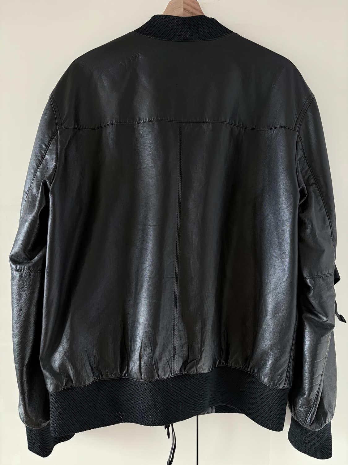 Helmut lang lamb skin strap bomber 상품이미지2