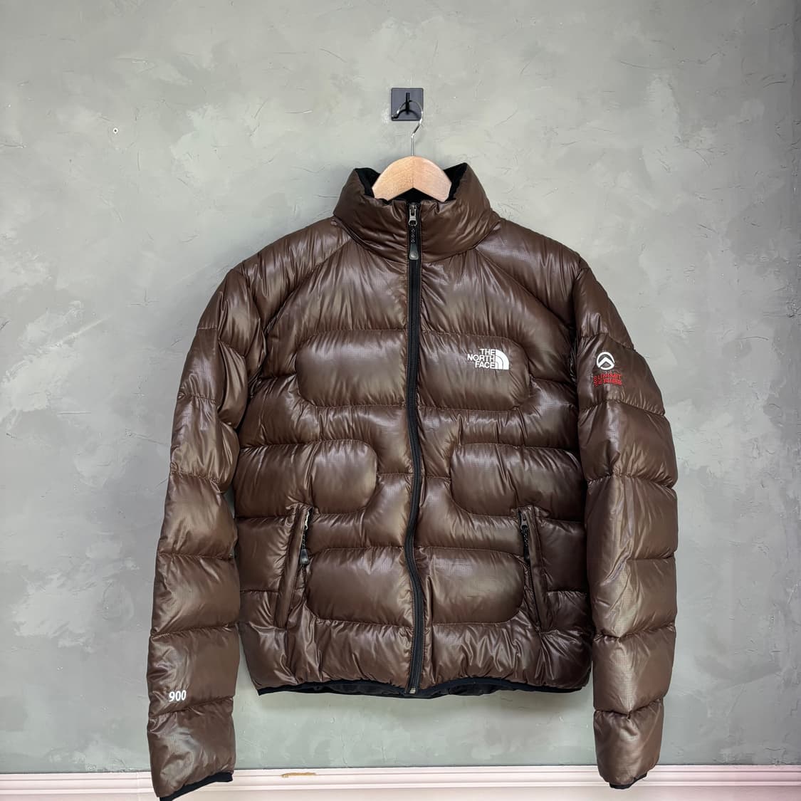 노스페이스 900 써밋 구스다운 패딩 브라운 해외판 상품이미지1