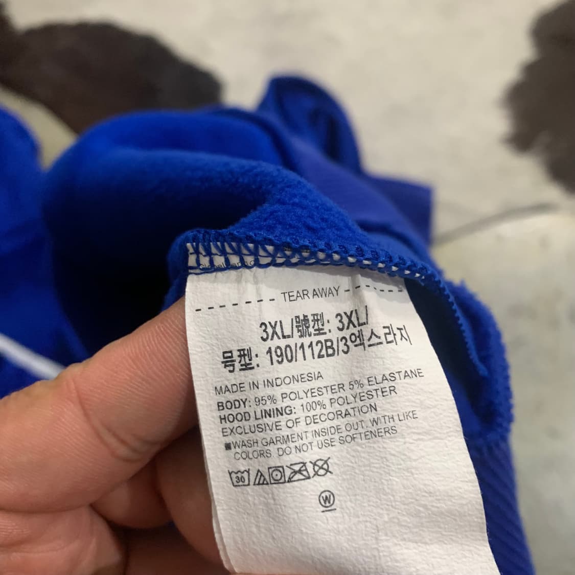 3XL 언더아머 삼성라이온즈 후드 반집업/A4453 상품이미지6