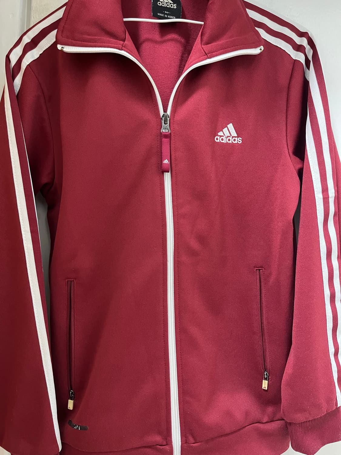 희귀 아디다스 버건디 져지 90 상품이미지5