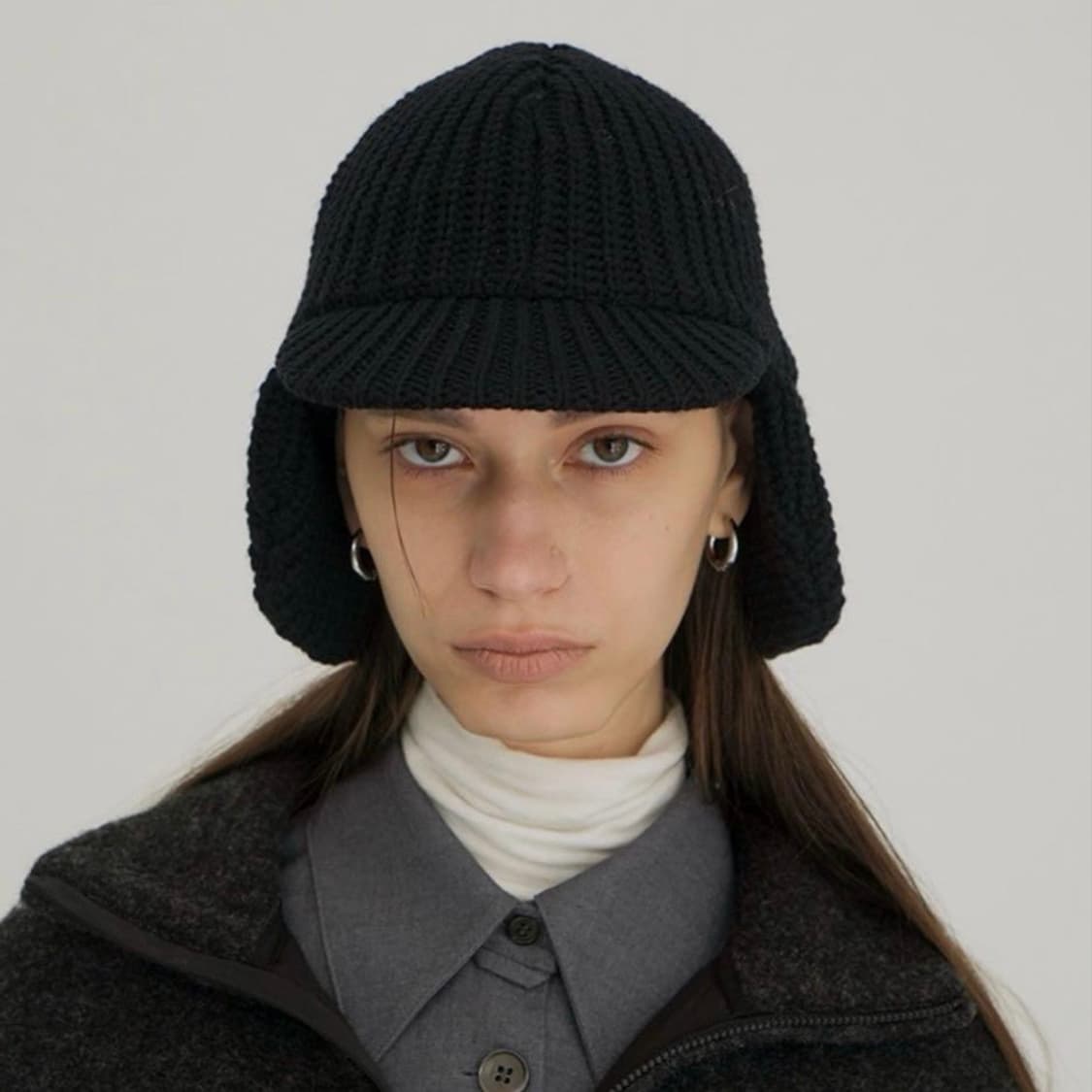 키지마타카유키 니트 울 모자 캡 상품이미지1