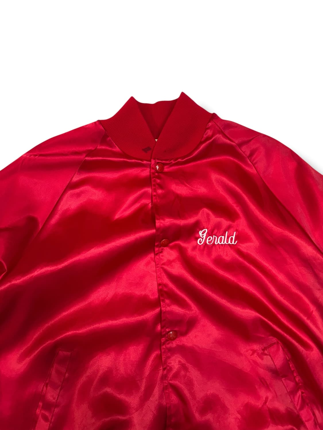 90s 웨스트아크 Westark 새틴 봄버 자켓 made in USA  상품이미지4