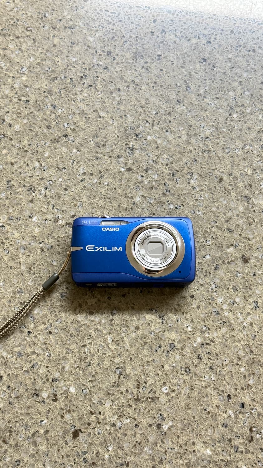 Casio Exilim 카시오 엑슬림 Z550 블루 / 작례 O 상품이미지1