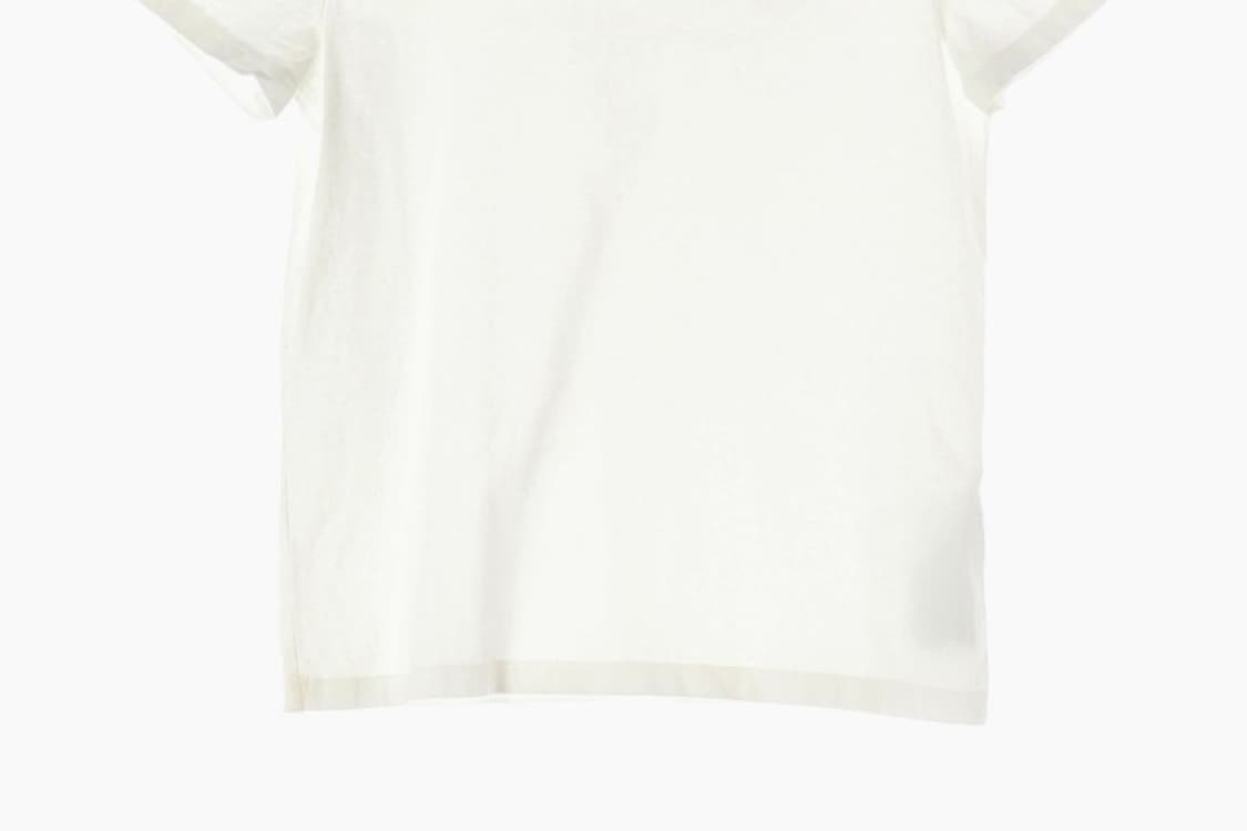 타미진스 클래식 플래그 자수 로고 화이트 반팔 티셔츠 S 상품이미지4