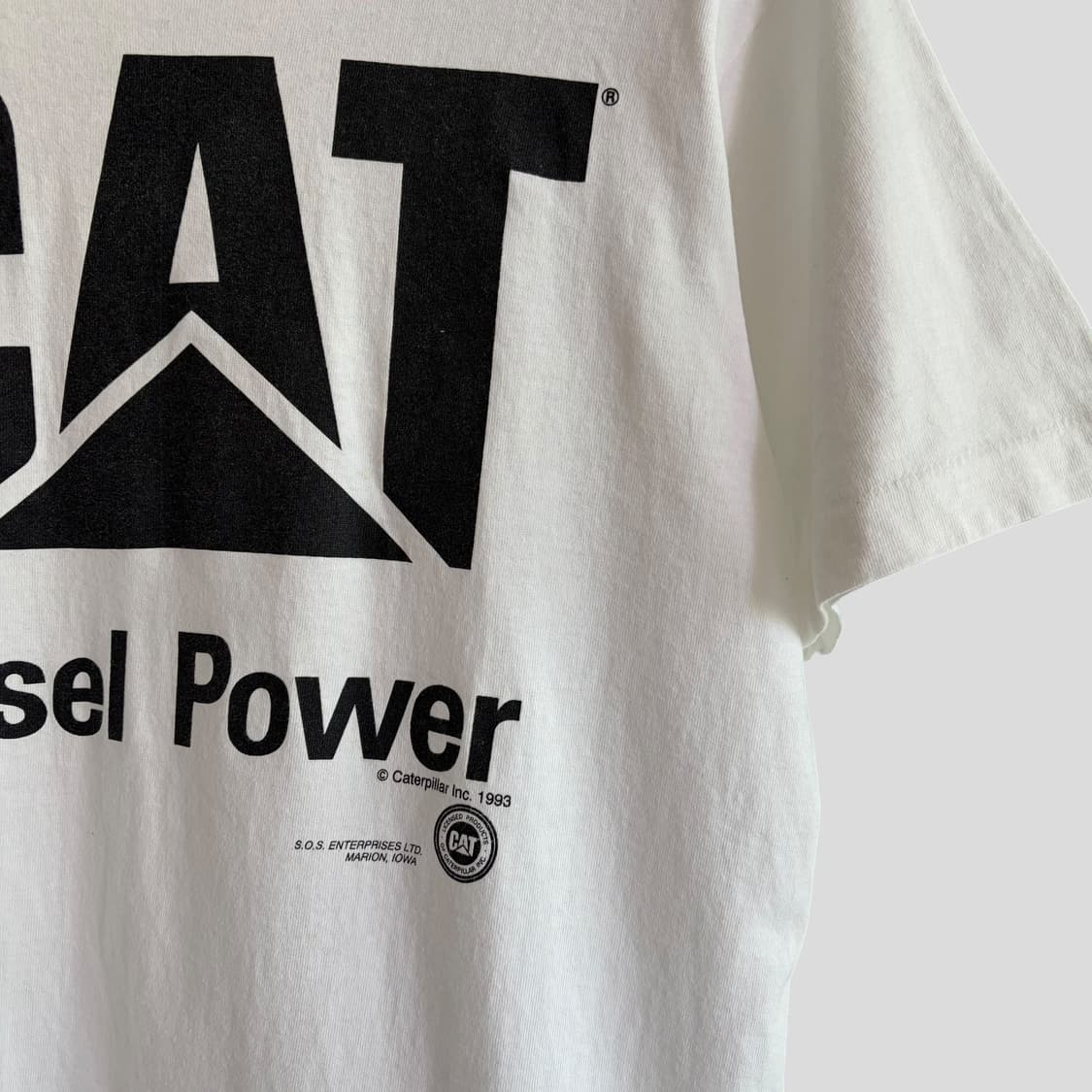 (M)90s CAT 디젤파워 반팔티셔츠 상품이미지4