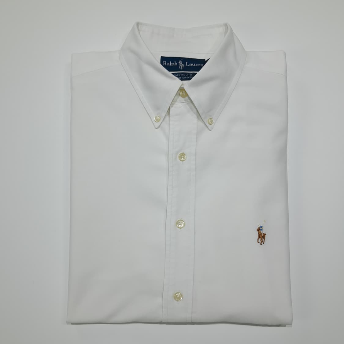 CL958 XL 폴로 90s 홍콩판 야머스 멀티포니 화이트 셔츠 상품이미지7