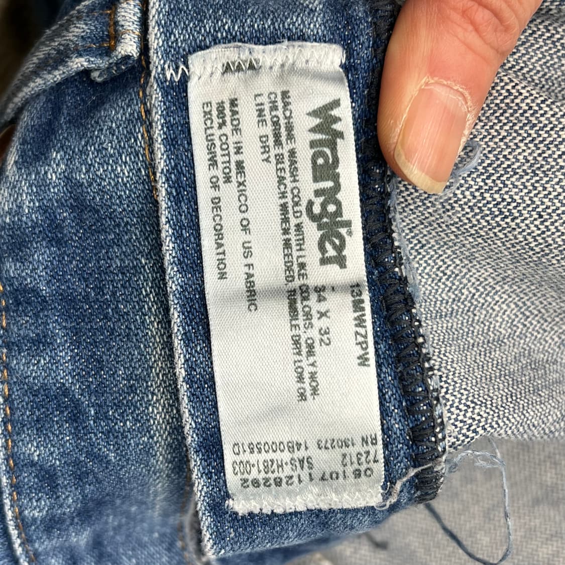 랭글러 워크 데님팬츠 r2208 상품이미지5