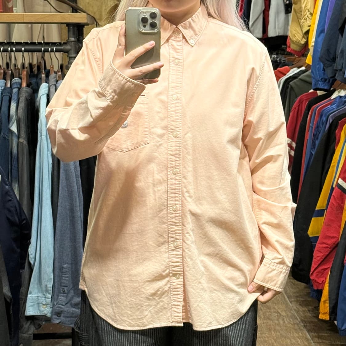 [HI] 칼하트 긴팔셔츠 피치핑크  상품이미지2