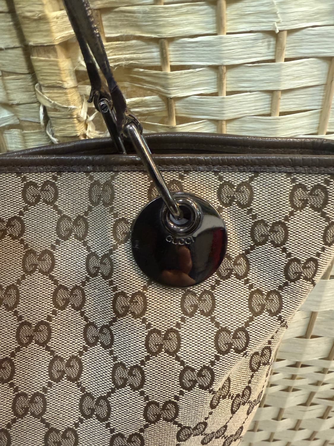 정품 구찌 GG 자가드 쇼퍼백 팝니다 상품이미지2
