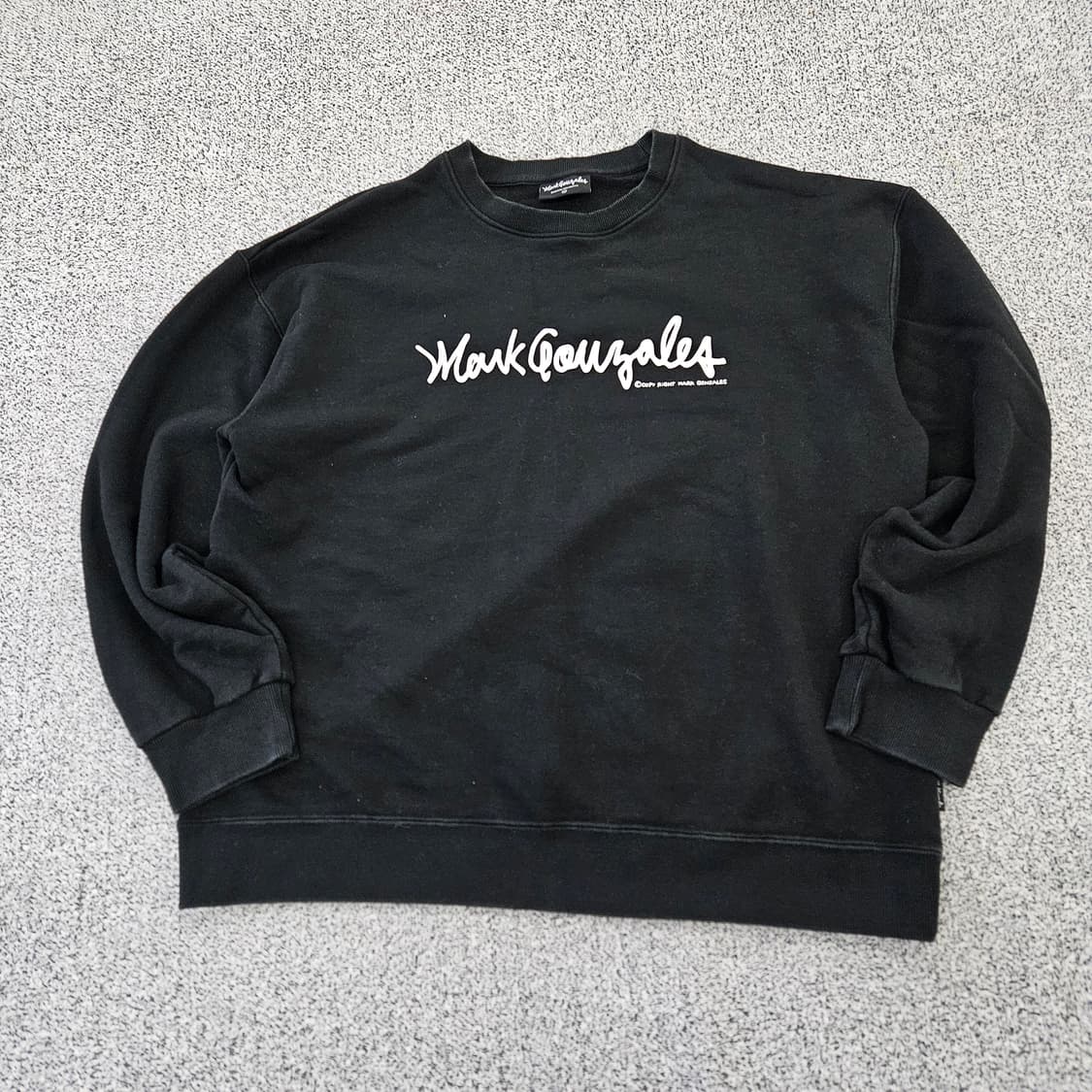 [105(XL)] 마크곤잘레스 블랙 스웻셔츠 맨투맨  0102YH1 상품이미지2