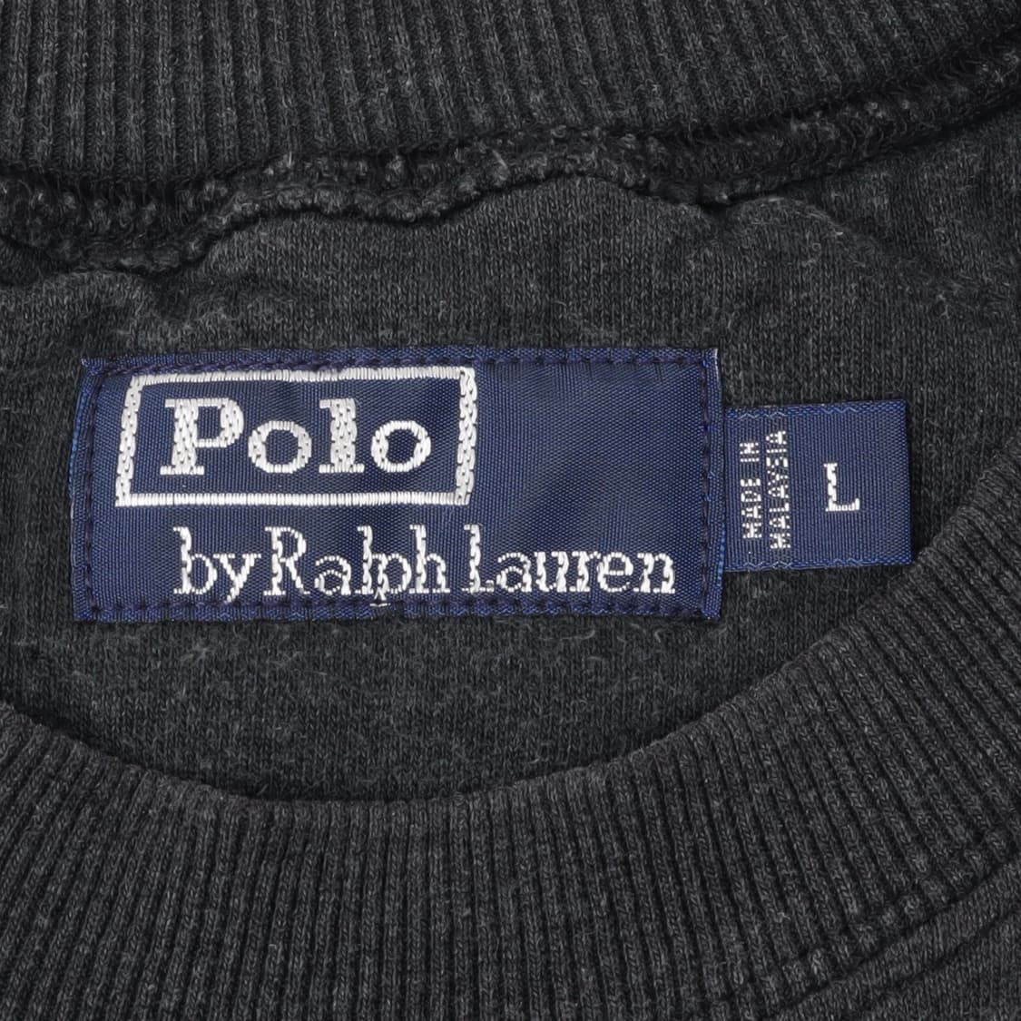 폴로 랄프로렌 빈티지 챠콜 코튼 스웻셔츠 상품이미지8