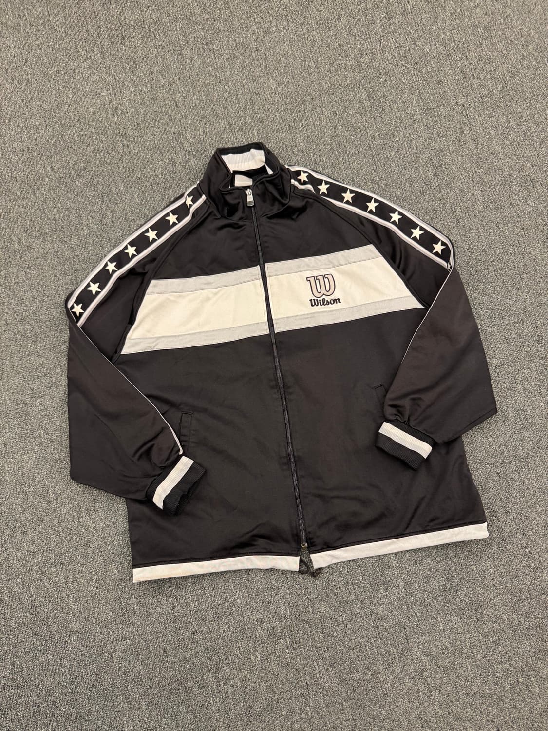 L)Wilson 빈티지 자수 트랙탑 져지 상품이미지1