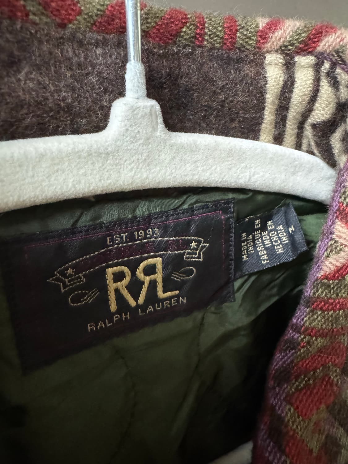 rrl자카드 오버셔츠 M사이즈 새상품 팝니다. 상품이미지5