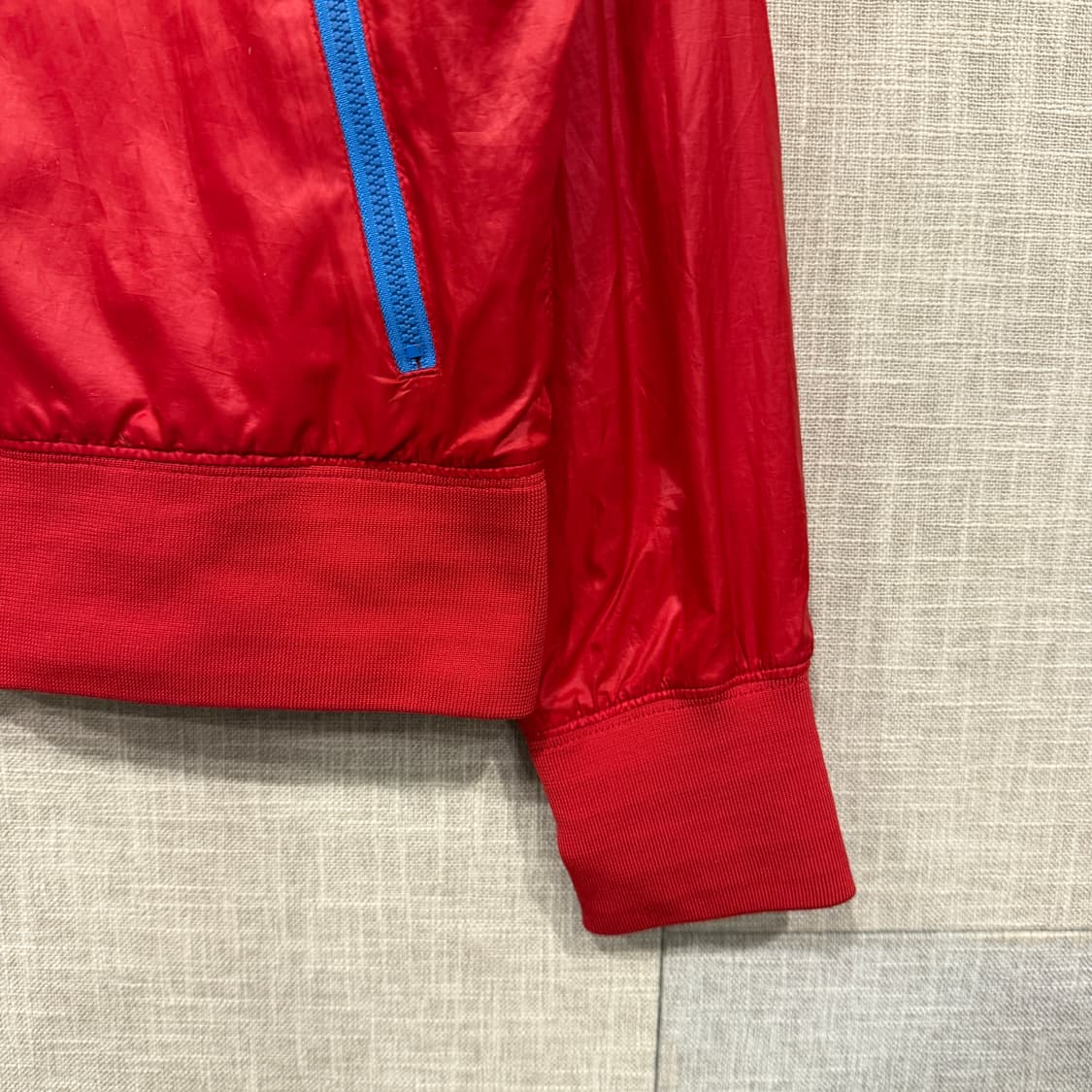 나이키 윈드러너 바람막이 후드집업 자켓 M-L 레드/네이비 상품이미지3