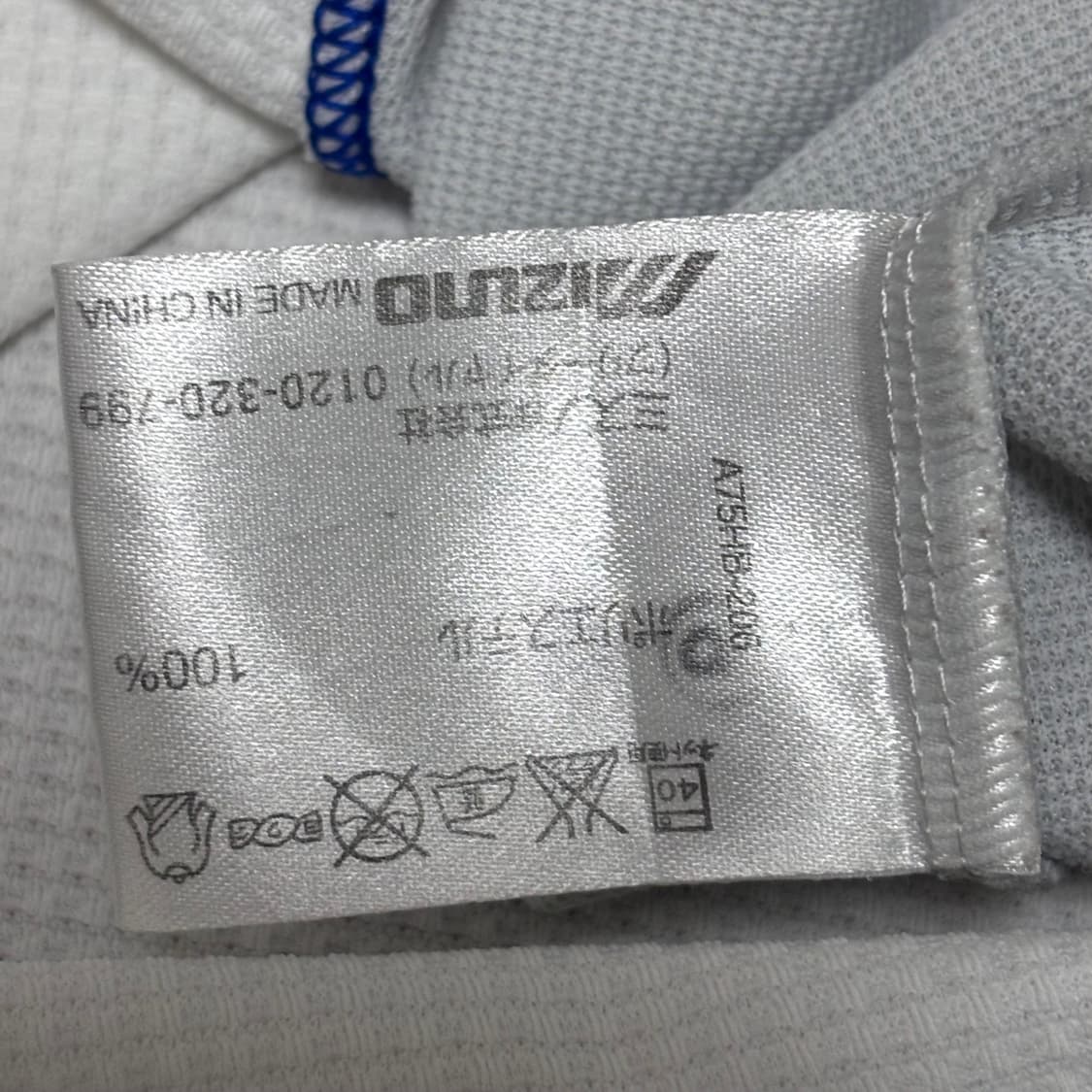 미즈노 반팔 카라 집업 일본빈티지 상품이미지5