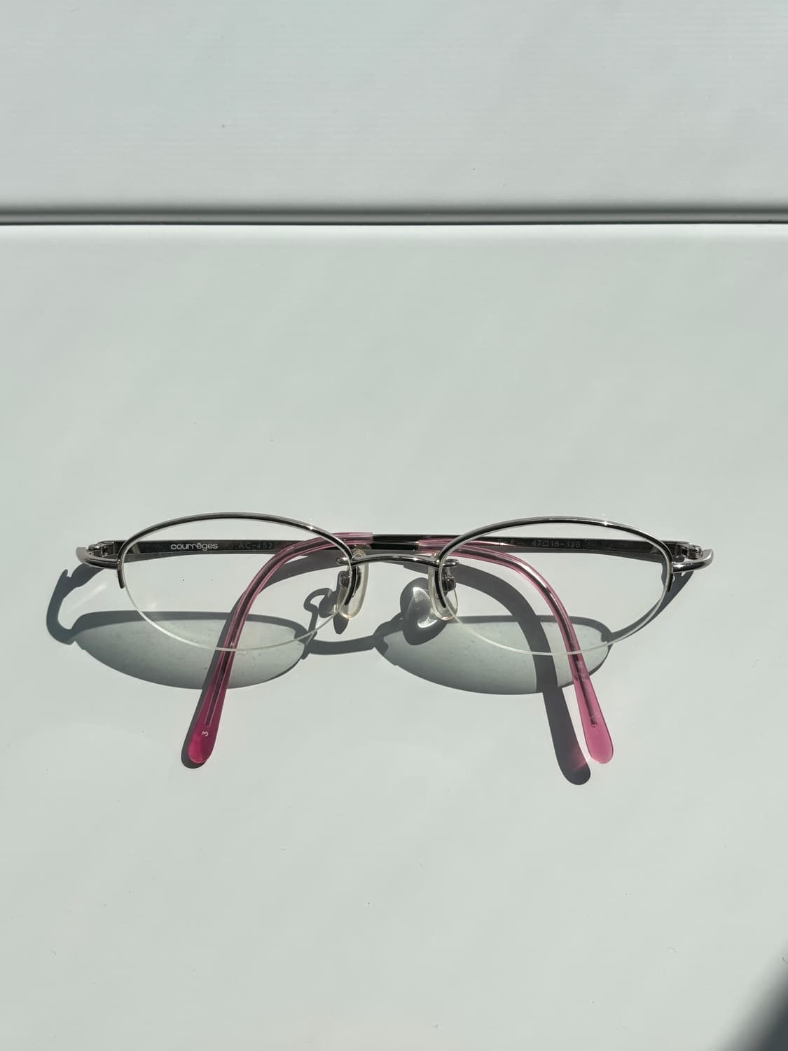 Courreges pink glasses 상품이미지5