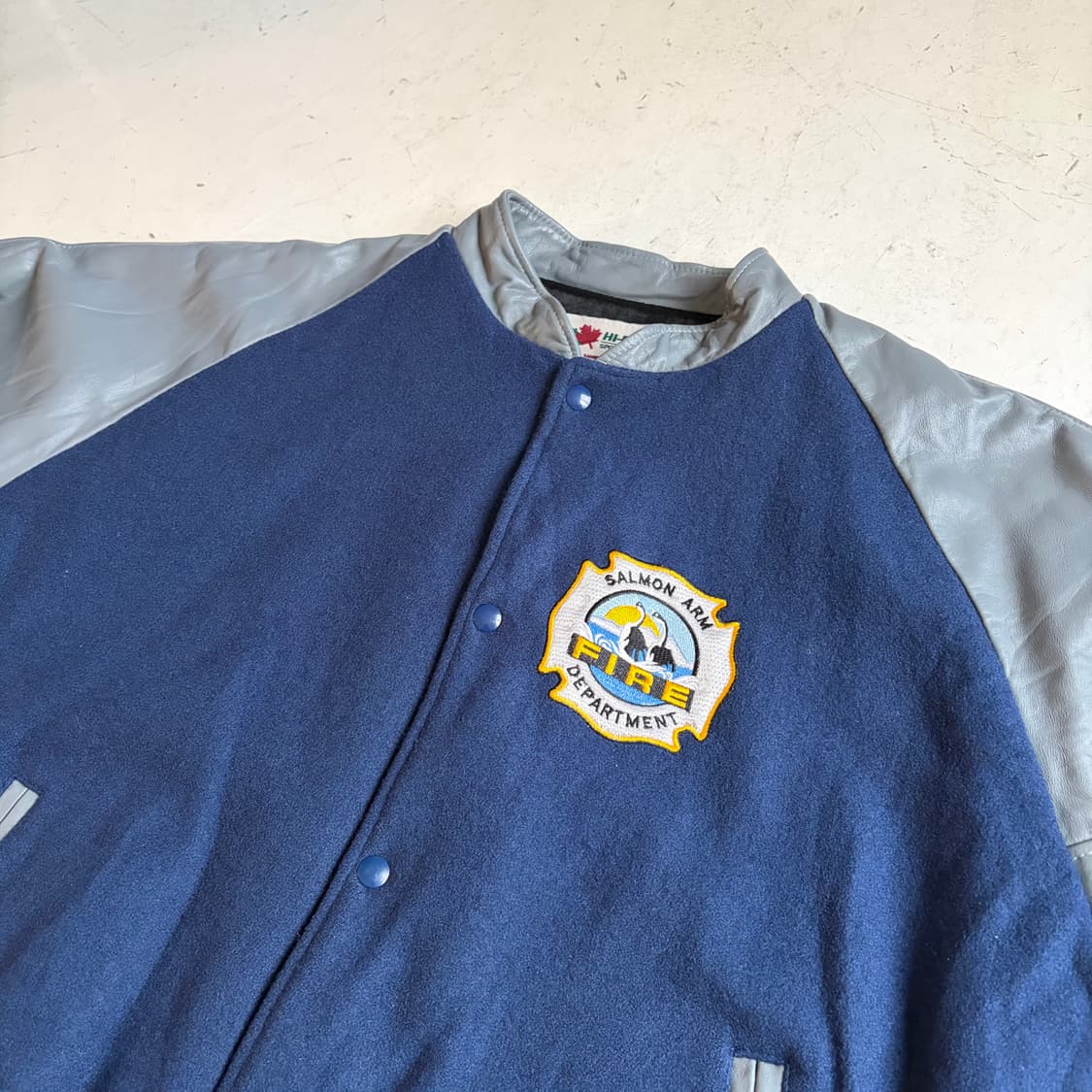 90s CANADA 빈티지 울 바시티 자켓 2XL 상품이미지4