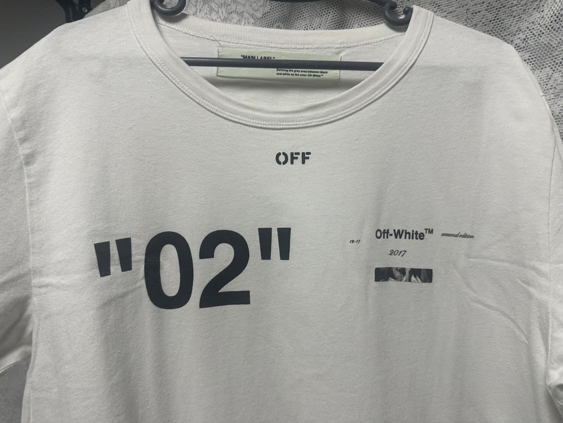 오프화이트 카라바조 02 반팔 상품이미지1
