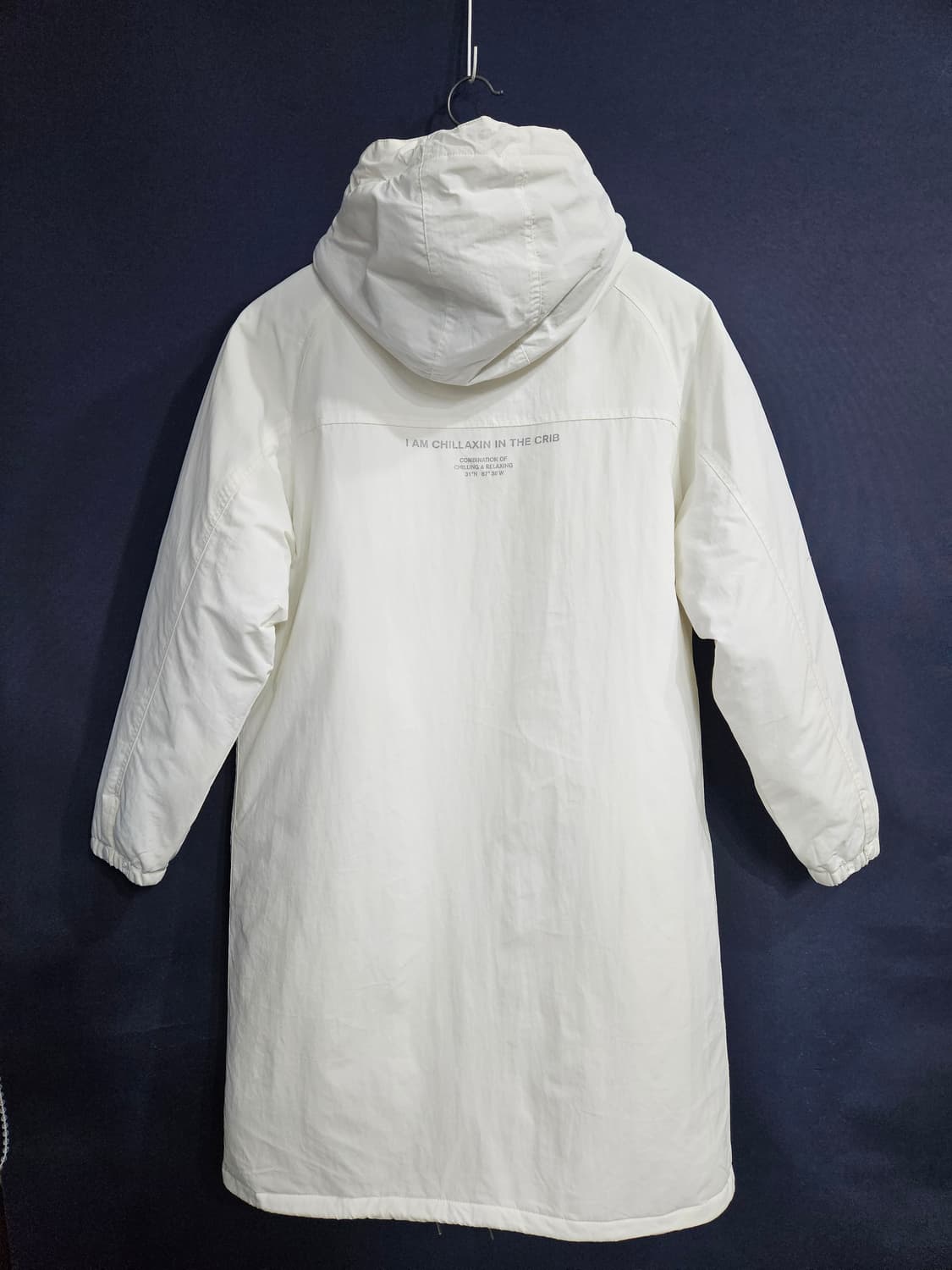 스파오 화이트컬러 남성 100~105 롱패딩  상품이미지2