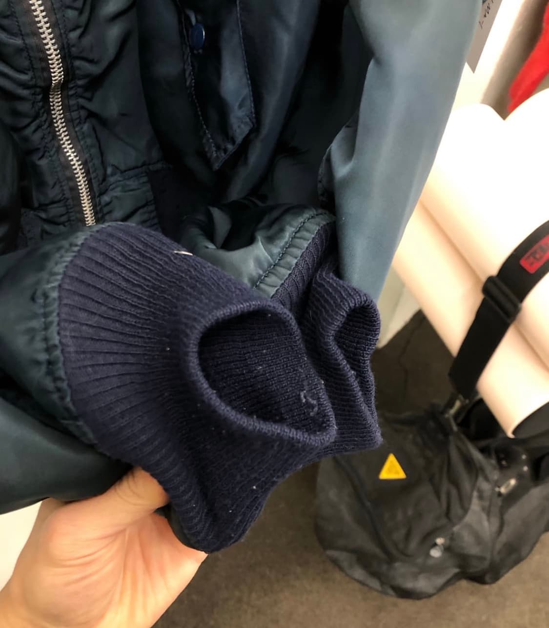 90s 알파인더스트리 ma-1 네이비 상품이미지6