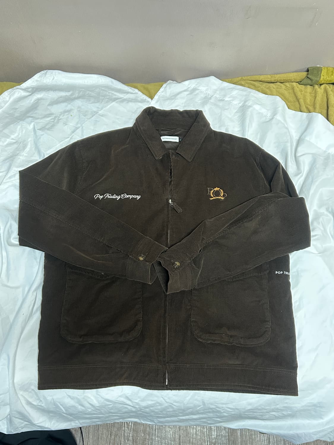 팝 트레이딩 컴퍼니 코듀로이 풀 집업 자켓 L사이즈 상품이미지3