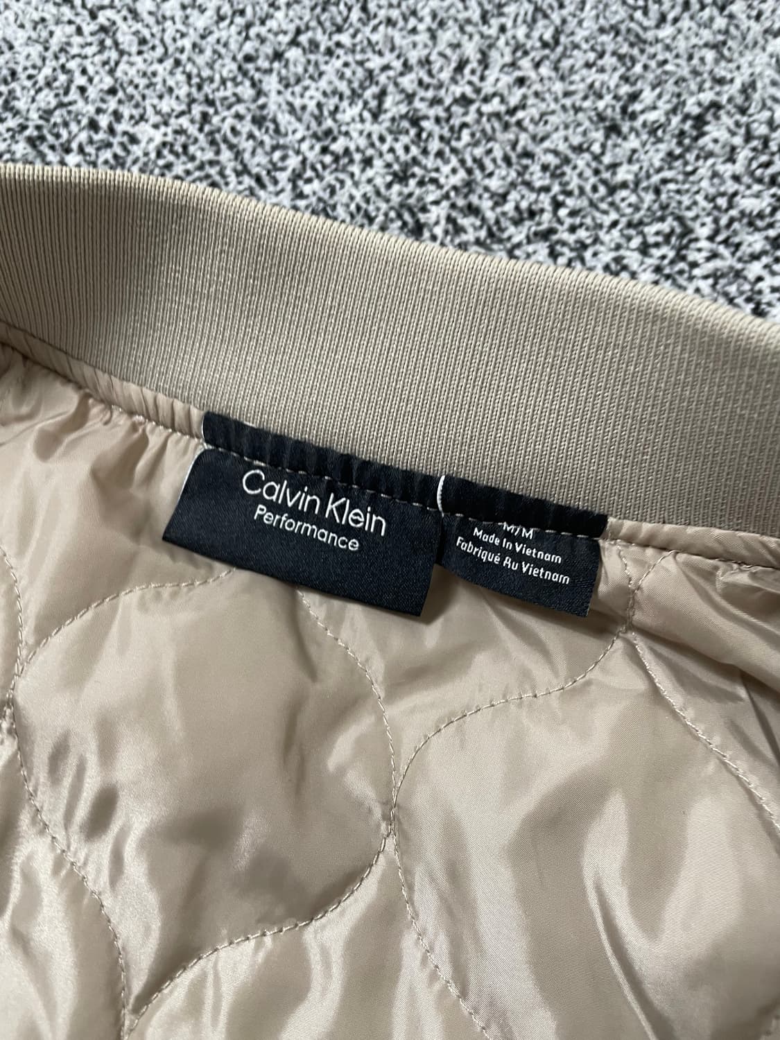 빈티지9. 캘빈클라인 누빔 자켓 봄버 항공점퍼 롱 코트 경량 패딩 상품이미지2