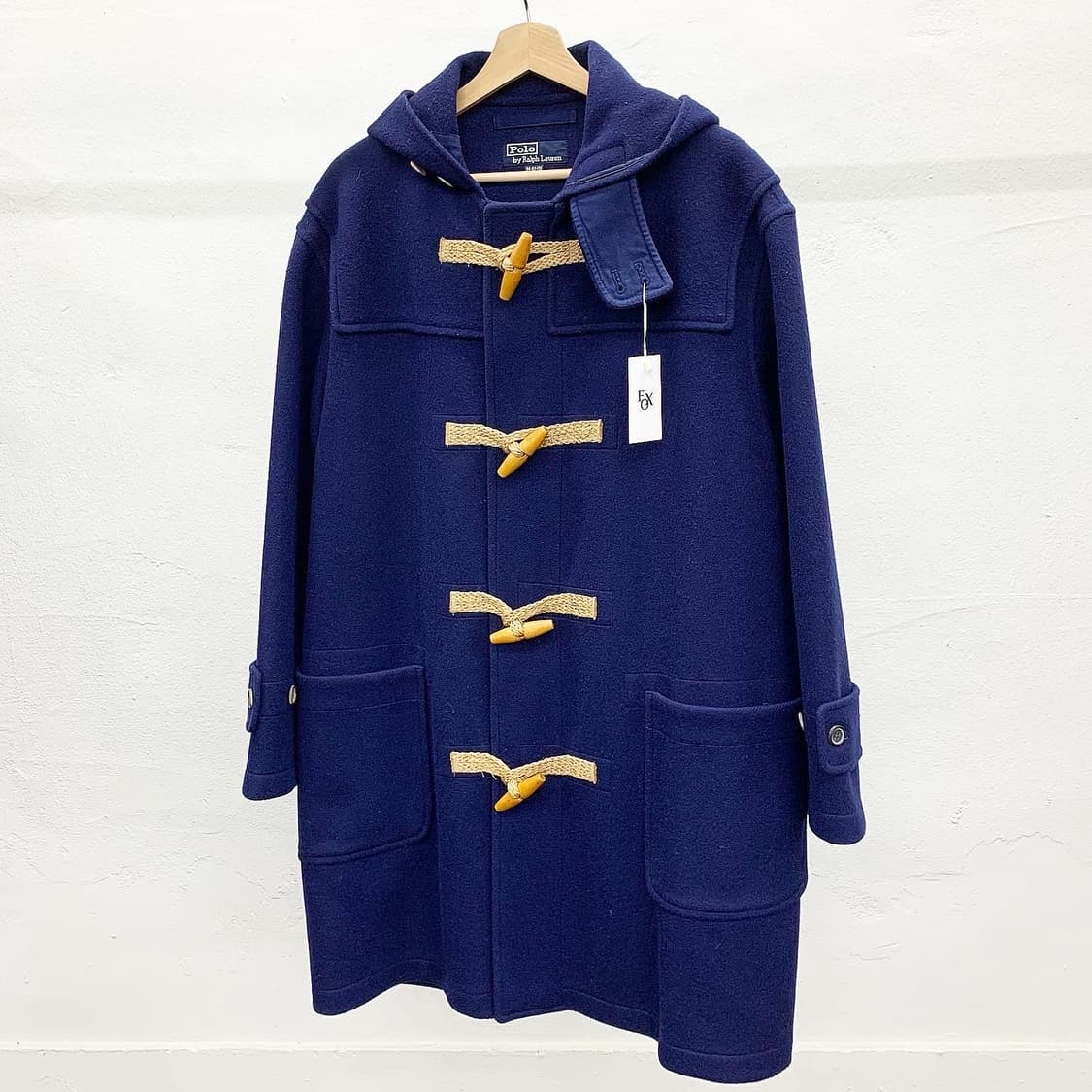 폴로 랄프로렌 네이비 울 더플코트 상품이미지1