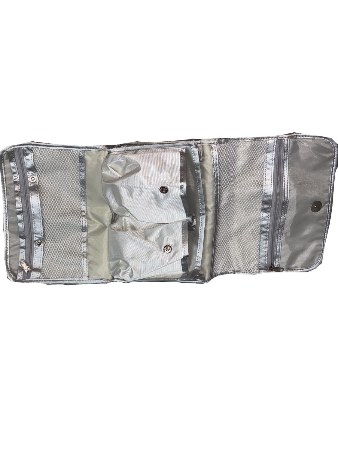 y2k 올드스쿨 실버 포켓 다용도 포켓 접이형 파우치 (설화수) 상품이미지3