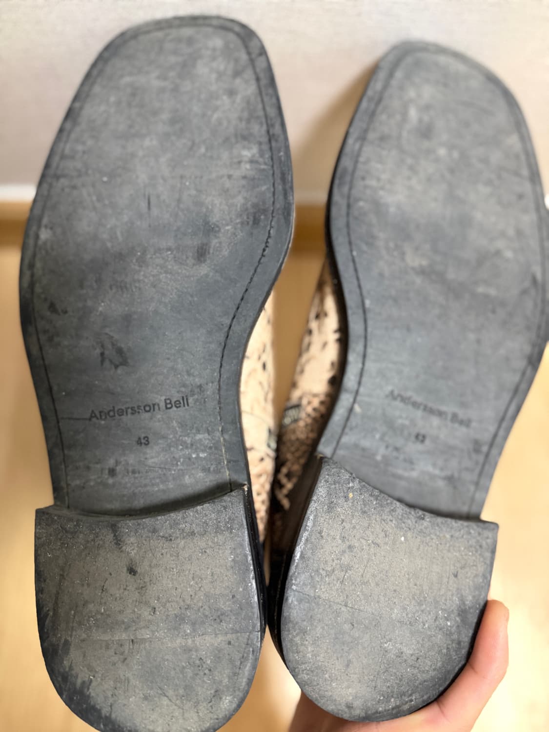 앤더슨벨 파이톤 스퀘어토 첼시부츠 43 상품이미지4