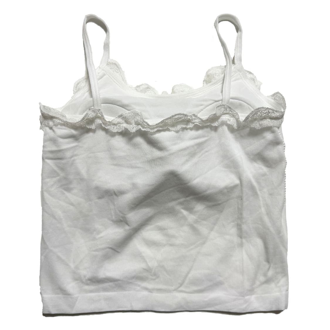 새상품 올드스쿨 레이스 캡내장 끈나시 (화이트) 상품이미지2