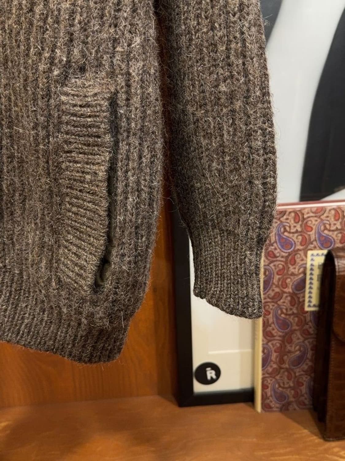  하이랜드2000 숄카라 가디건 상품이미지4