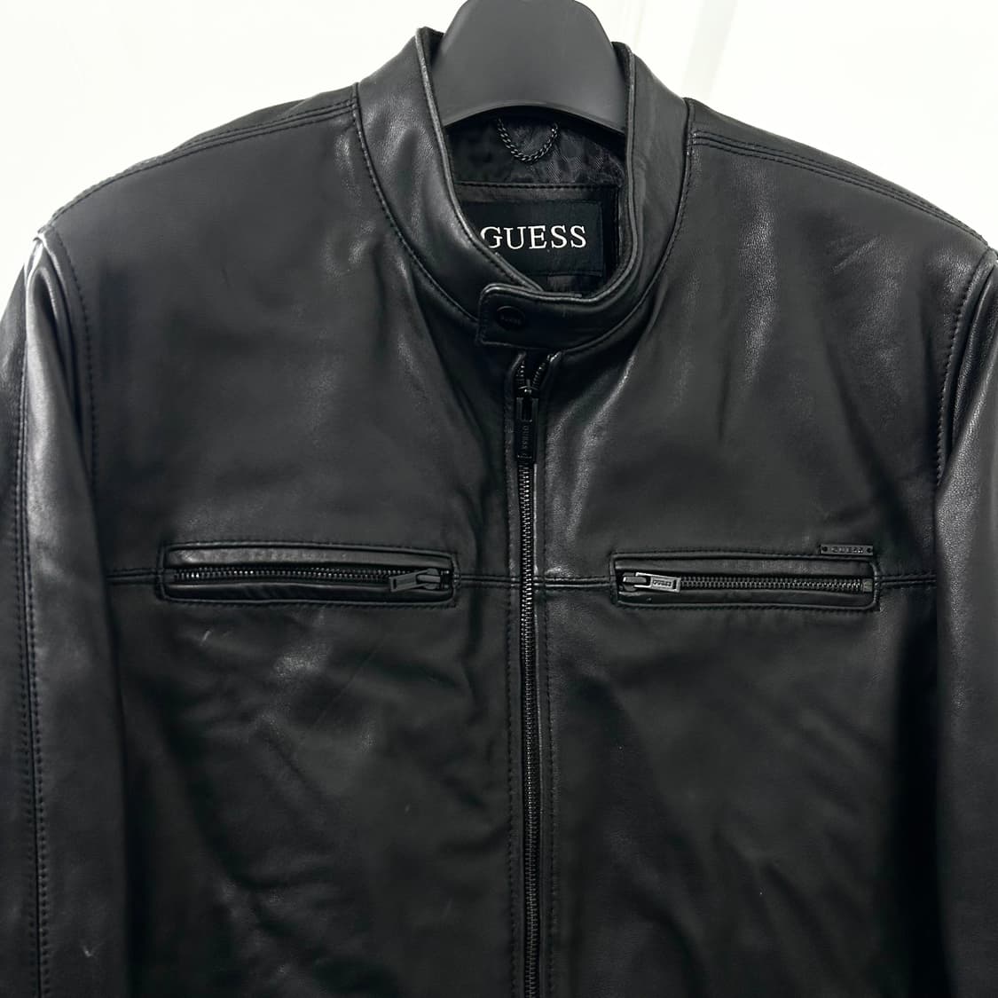 Guess 게스 소가죽 바이커 자켓 상품이미지6