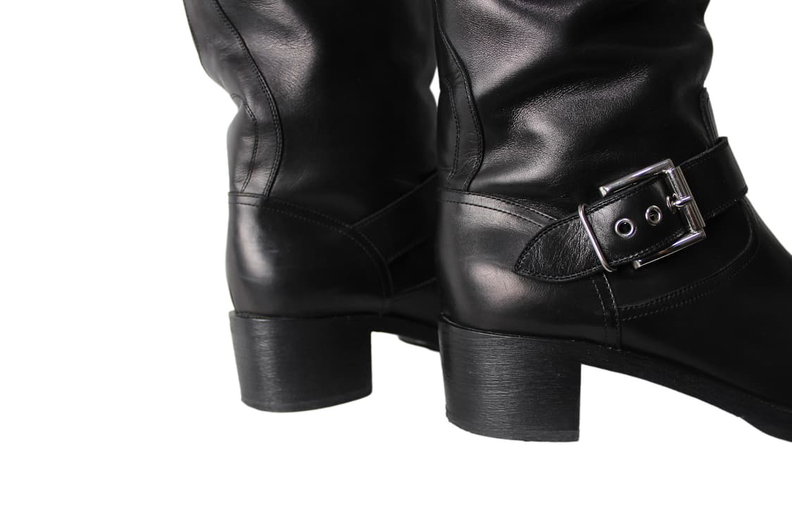 Gianvito Rossi 지안비토로시 레더 바이커 부츠 상품이미지4