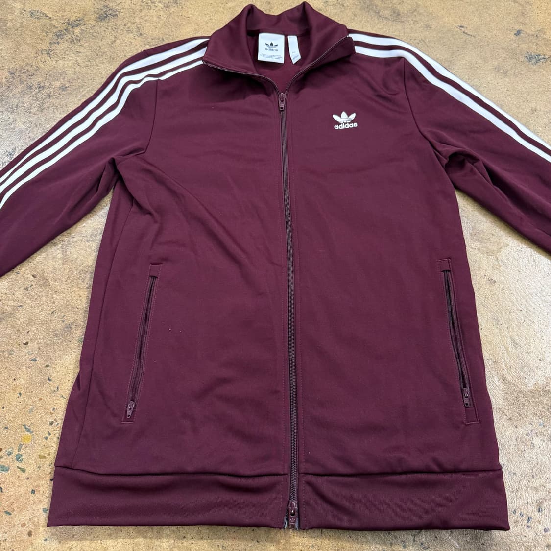 아디다스 버건디 베켄바우어 투웨이 져지 트랙탑 상품이미지3