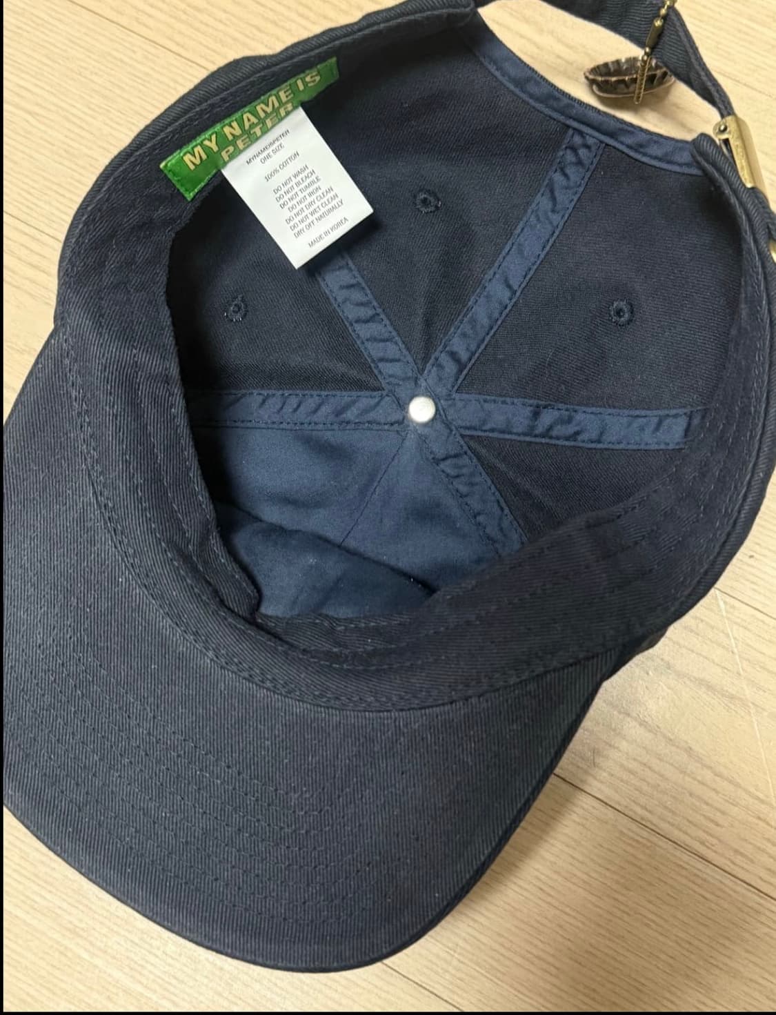 5-PANEL PETER CAP - NAVY 상품이미지4