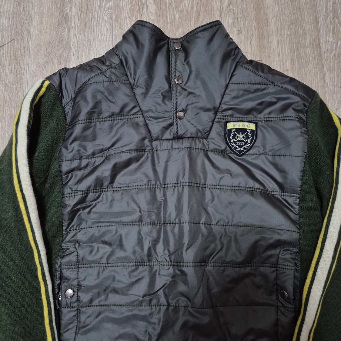 PING 핑 남성 골프웨어 방풍 니트 집업 점퍼 M(95) 상품이미지2