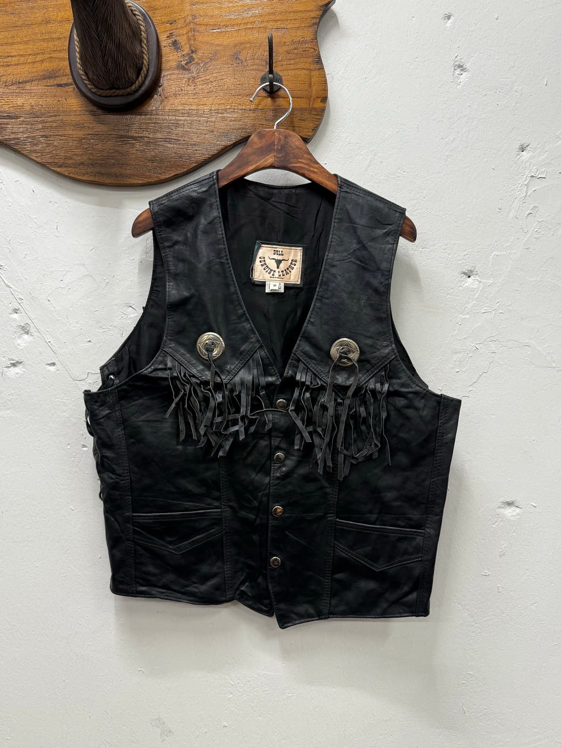 66) Bull Genuine Leather Fringe Western  상품이미지1