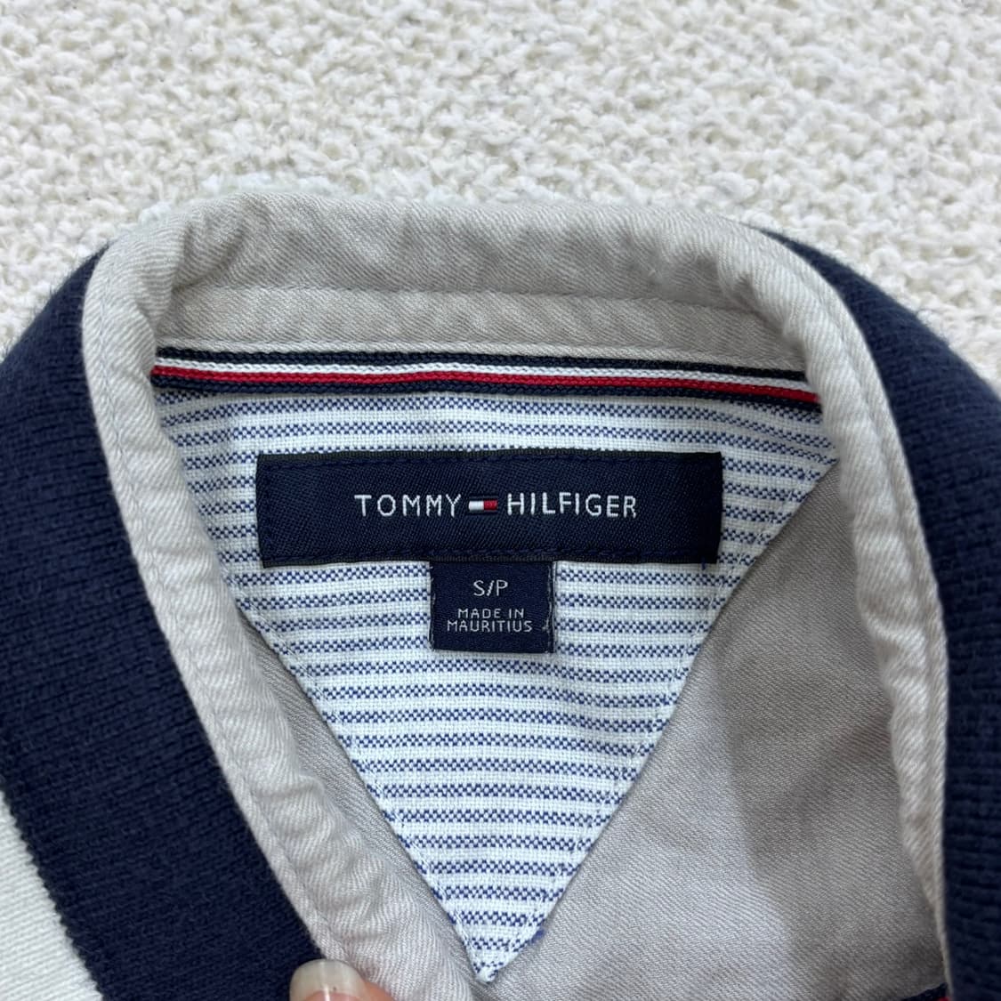 S 타미힐피거 긴팔 카라 셔츠 0403E 상품이미지3